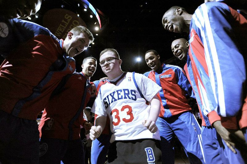 Kevin Grow, who has Down syndrome, signed a two-day contract with the Philadelphia 76ers this week. 