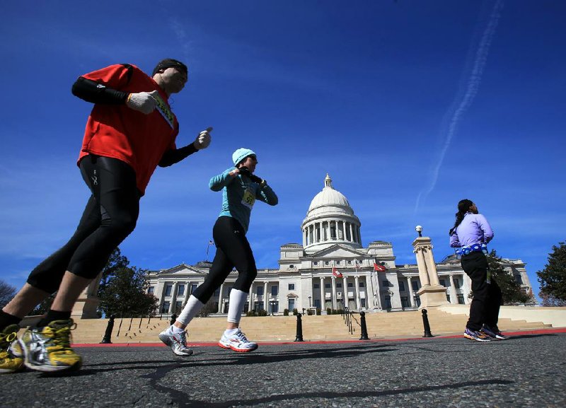 The annual Little Rock Marathon will have a general start time of 8 a.m. March 2 in downtown Little Rock.