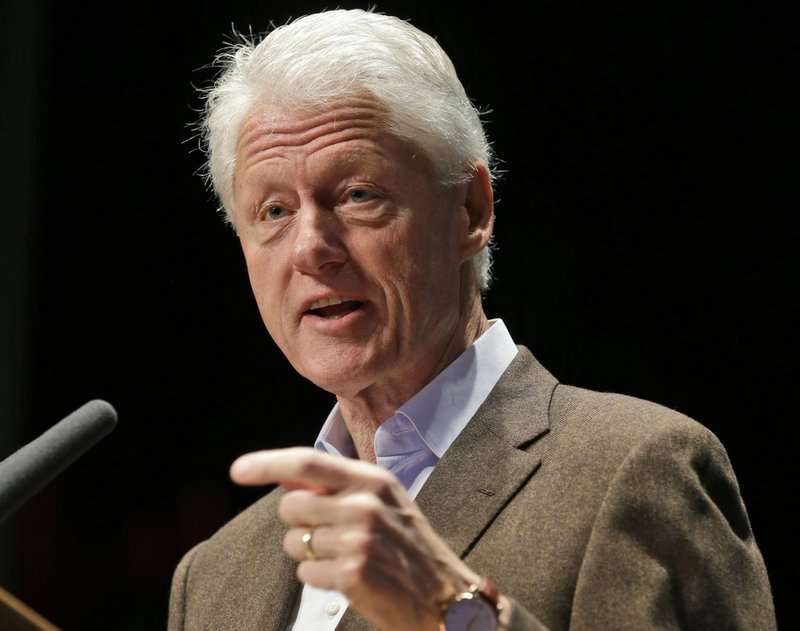 In this Oct. 30, 2013, file photo, former President Bill Clinton speaks in Charlottesville, Va.