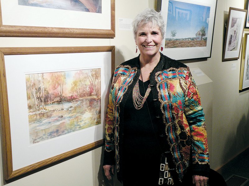 Conway artist Sheila Parsons-Tally received the Doris Wmson (Williamson) Mapes Memorial Award in the Mid-Southern Watercolorists 44th annual Juried Exhibition. Parsons-Tally won the award and $635 for her painting Spider Creek #4. 