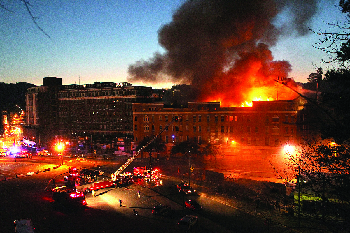 Majestic Hotel burns | Hot Springs Sentinel Record