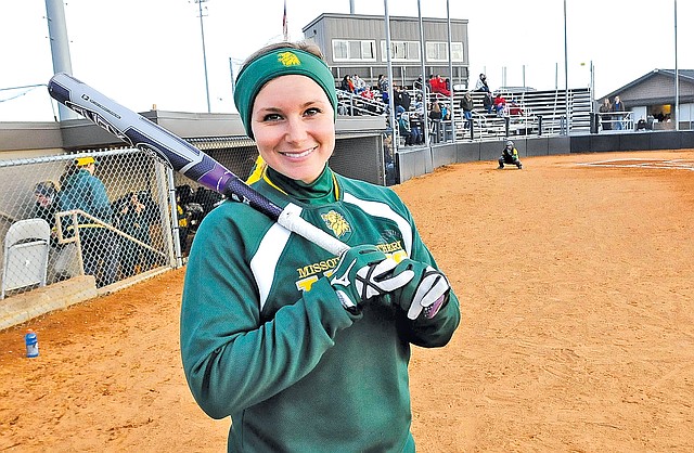  STAFF PHOTO FLIP PUTTHOFF Chloe Brown wasn&#8217;t guaranteed a starting role for Missouri Southern softball team, but earned it with strong play at the plate.