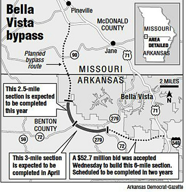 Missouri says it's short on Bella Vista Bypass money The Weekly Vista