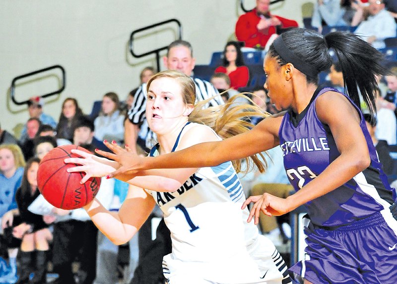 Samantha Weber is a senior point guard and top playmaker for Springdale Har-Ber, which will face Little Rock Central in the opening game of the Class 7A state tournament at Conway.