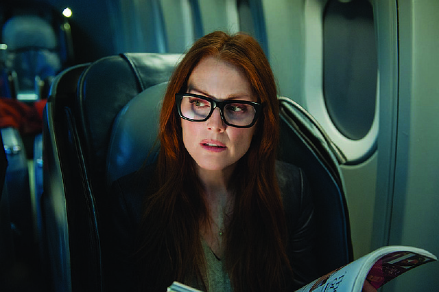 Julianne Moore stars as passenger Jen Summers in the suspense thriller Non-Stop. It came in first at last weekend’s box office and made $28.8 million. 