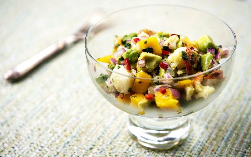 Seafood Salad With Mango and Lime 