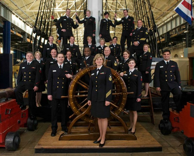 The Navy Band Sea Chanters perform in five Arkansas venues this week. 