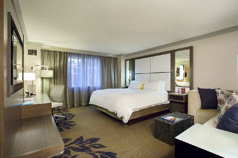 The Little Rock Marriott’s 418 guestrooms are being given a new color and design scheme. 