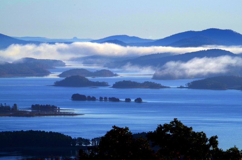 Lake Ouachita is encompassed by a setting of incredible beauty within the Ouachita National Forest west of Hot Springs.