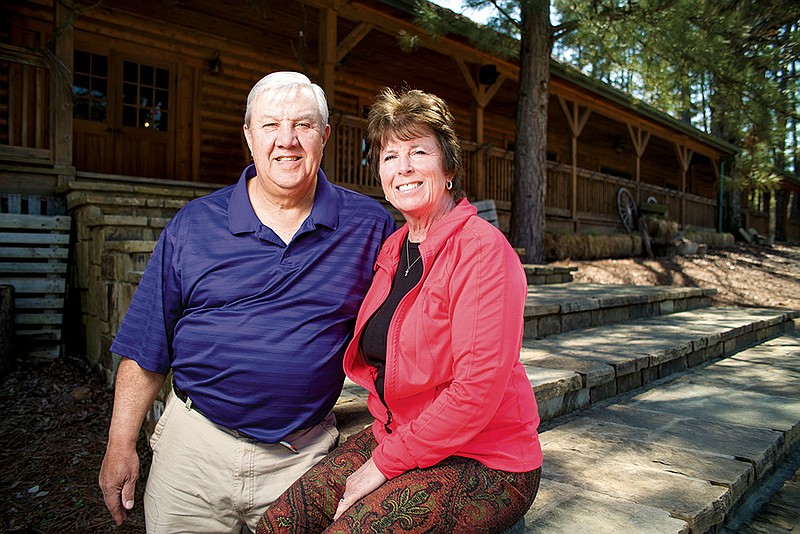 Above: Stan and Donna May operate the Family Farm Christian Day Camp near Glen Rose. The couple saw a day camp while attending a conference at a summer camp in Colorado, spurring them to open their own camp at their family farm, a location that lends itself to the name of the camp. Below: A spring-fed pond is one of the scenes campers can enjoy  while at the Family Farm Christian Day Camp.