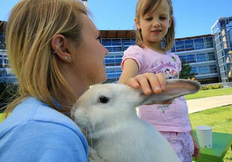 Rabbits and other animals from Heifer Ranch will make a special appearance at Beyond Hunger: Communities of Change, Heifer International’s 70th birthday celebration. Programs are designed to help children and families learn more about Heifer’s mission. 