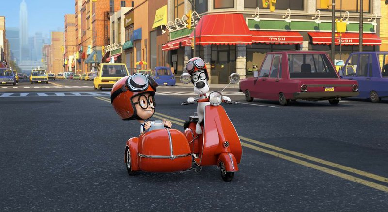 Mr. Peabody and his boy, Sherman, take a journey through time in the computer-animated fi lm Mr. Peabody & Sherman. It came in first at last weekend’s box office and made almost $22 million. 