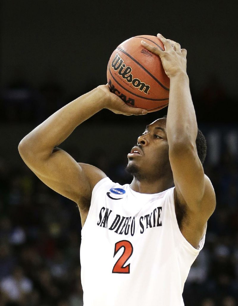 San Diego State’s Xavier Thames scored 30 points to lead San Diego State to a 63-44 victory over North Dakota State on Saturday in Spokane, Wash. 