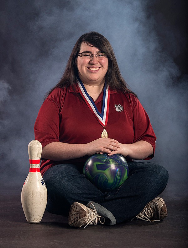 STAFF PHOTO ANTHONY REYES 
Olivia Madrid of Springdale High is the NWA Media Girls Bowler of the Year.