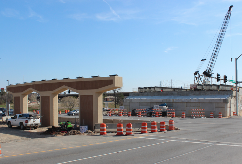 Work continues Wednesday at the I-630/I-430 Big Rock interchange project. Officials say a number of detours and closures are set this weekend while crews hang steel beams over Shackleford Road.