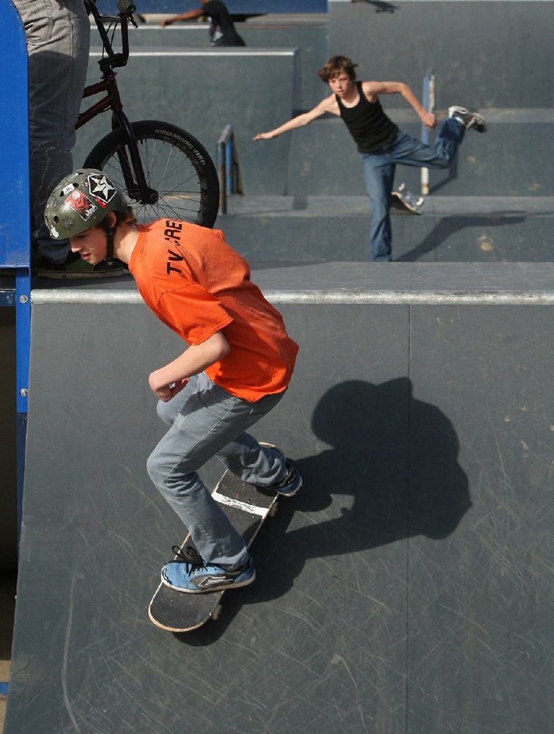 The skate park at the Jacksonville Community Center will host Bikes, Blades and Boards on Friday, a chance for skaters to get tips and have fun on the ramps. 