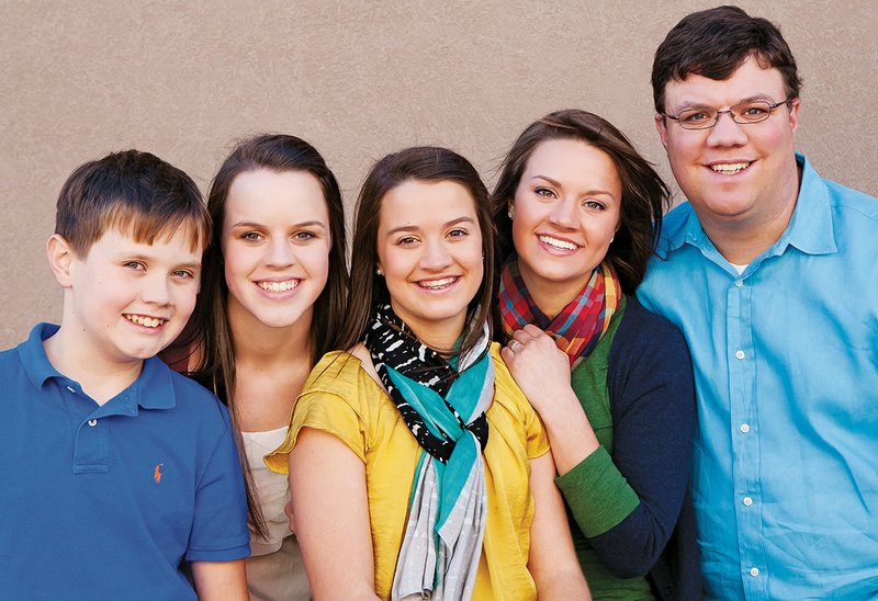 The Williams siblings include, from left, Daniel, Stephanie, Emma, Meredith and Benjamin. They are the children of Bill and Ruth Williams of Searcy. 