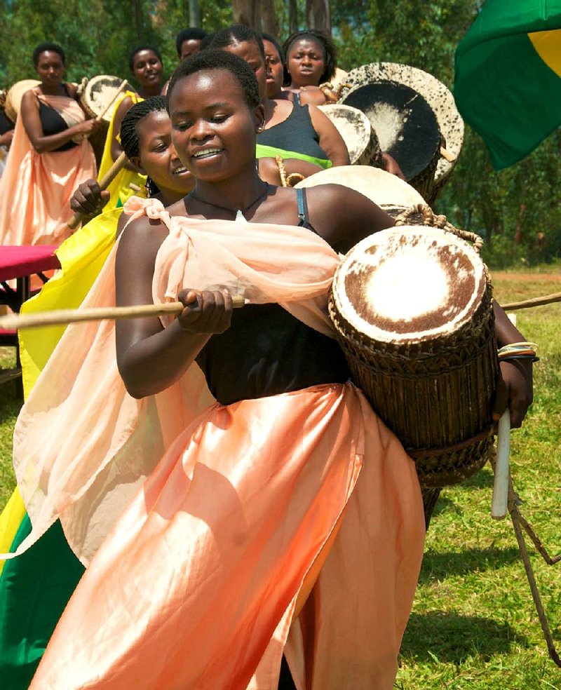 Clementine Uwamariya leads a group of Rwandan female drummers in Sweet Dreams, a documentary that is part of the festival’s free “Breaking Through: Promotion Cultural Understanding Through Film” program Saturday at University of Arkansas Community College at Batesville. The filmmakers will also be at a panel discussion at 10 a.m. 