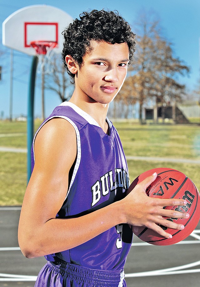  STAFF PHOTO JASON IVESTER Payton Willis of Fayetteville is the All-NWA Media Boys Basketball Newcomer of the Year.