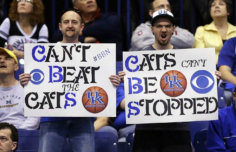 Some Texans might think they know what to expect when Kentucky fans hit the state headed for the Final Four this weekend at AT&T Stadium in Arlington, Texas. But just in case, Mac Engel of the Fort Worth Star-Telegram offered a warning: “This may be the single most obnoxious, self-congratulatory, priority-skewed fan base in a nation full of them.” 