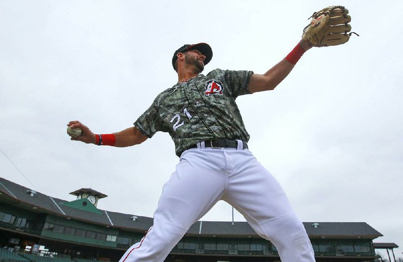 Arkansas Travelers third baseman Kaleb Cowart, who was named the Los Angeles Angels’ No. 1 prospect by Baseball America before last season, is looking to bounce back after struggling more than in any other season during his career. 