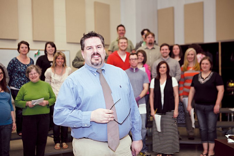 Sam Huskey is director of the newly formed Conway Community Chorus, which is made up of men and women from Faulkner County. Huskey said anyone who enjoys singing may join the group, which rehearses at 2 p.m. each Sunday at Conway High School.