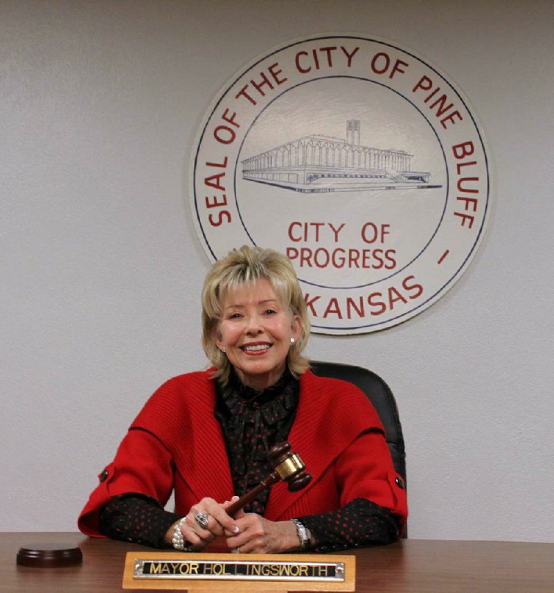 Pine Bluff Mayor Debe Hollingsworth (shown) challenged the Jefferson County Election Commission’s March 7 decision to place former Mayor Carl Redus Jr. and others on the primary ballot and a special judge agreed on Thursday.