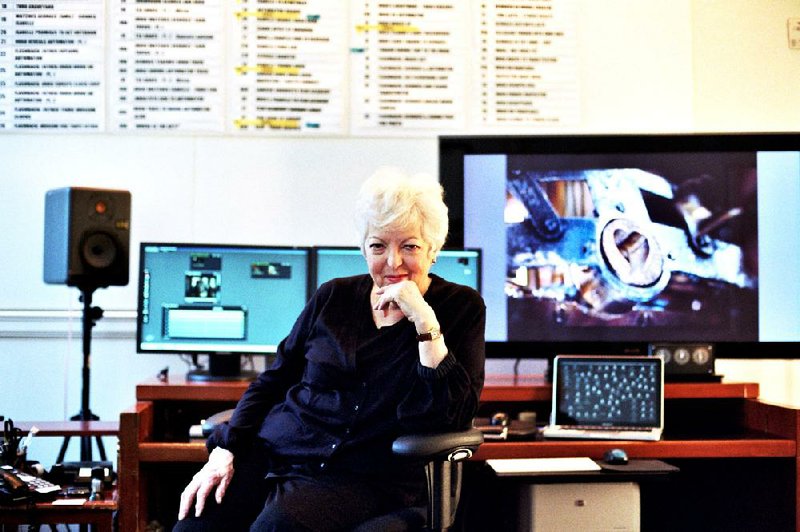 The redoubtable Thelma Schoonmaker in her editing suite. 