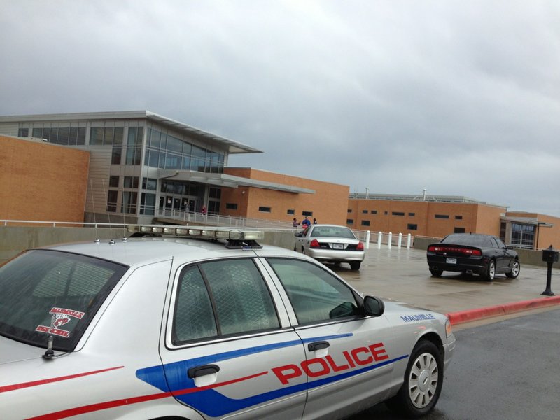 Maumelle High School was on lockdown Tuesday after a gun was found in a classroom. 