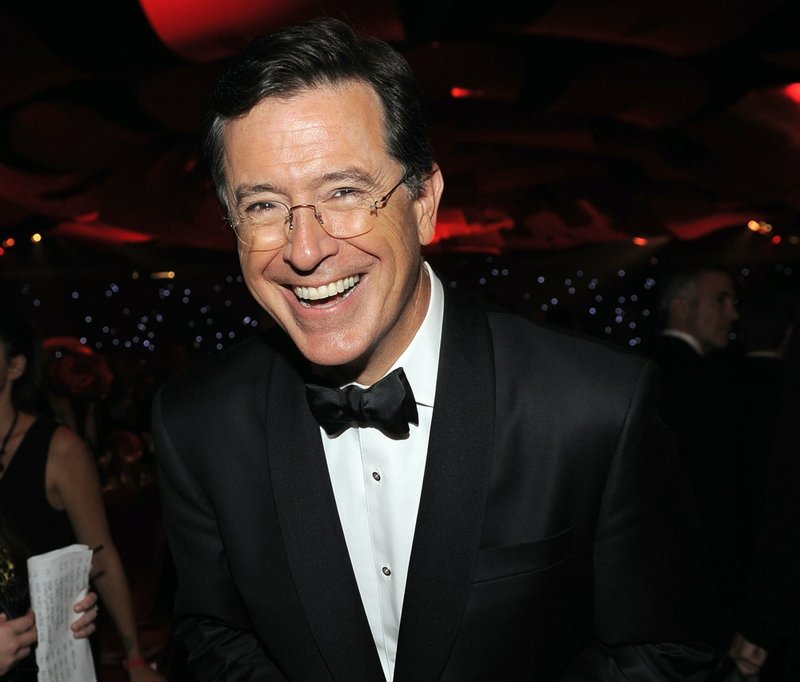 This Sept. 23, 2012, file photo shows TV personality Stephen Colbert at the 64th Primetime Emmy Awards Governors Ball in Los Angeles. CBS announced Thursday, April 10, 2014, that Colbert, the host of “The Colbert Report,” will succeed David Letterman as the host of “The Late Show.” 