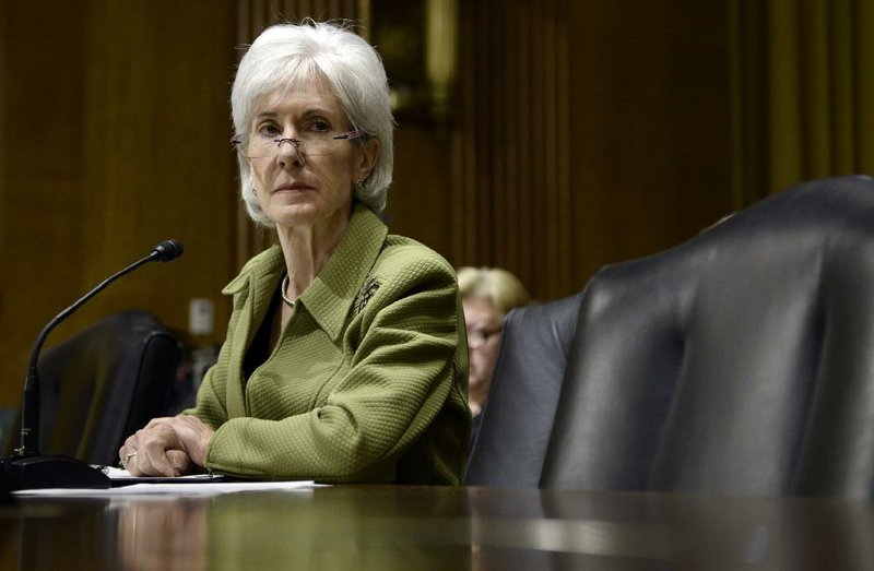 Health and Human Services Secretary Kathleen Sebelius testifies on Capitol Hill in Washington, Thursday, April 10, 2014, before the Senate Finance Committee hearing on the HHS Department's fiscal Year 2015 budget. Sebelius said 7.5 million Americans have now signed up for health coverage under President Barack Obama's health care law. That's a 400,000 increase from the 7.1 million that Obama announced last week at the end of the law's open enrollment period. The figure exceeded expectations, a surprise election-year success for the law after a disastrous roll-out.  
 (AP Photo/Susan Walsh)