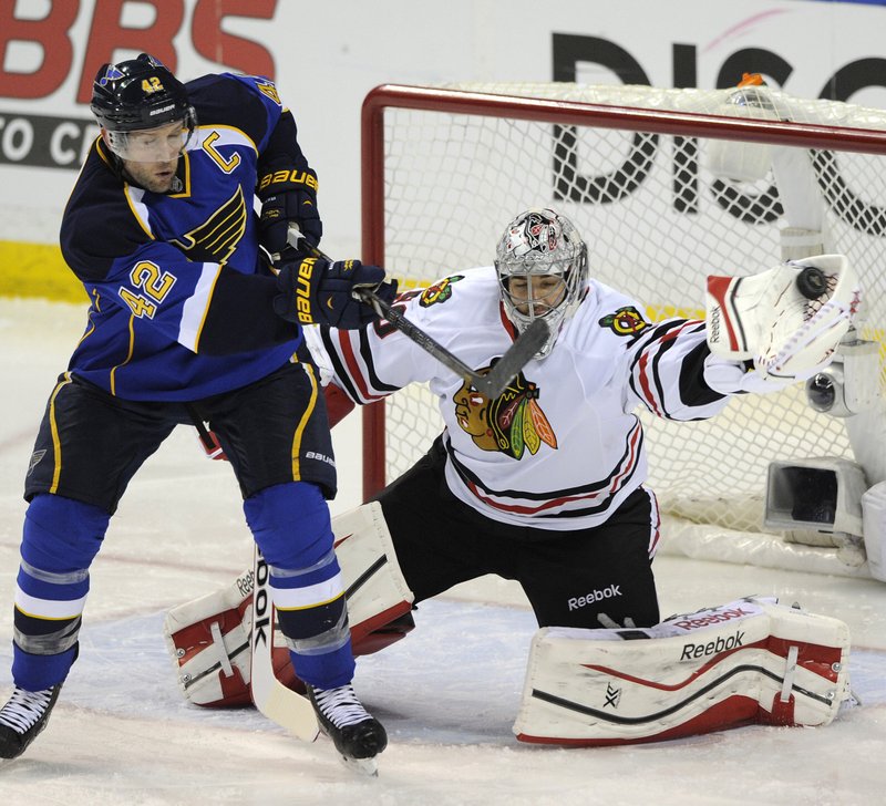 Blues Beat Blackhawks 4-3 In OT, Take 2-0 Lead | Hot Springs Sentinel ...