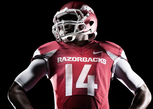 An artist's rendering of Arkansas uniforms for the 2014-15 season. 