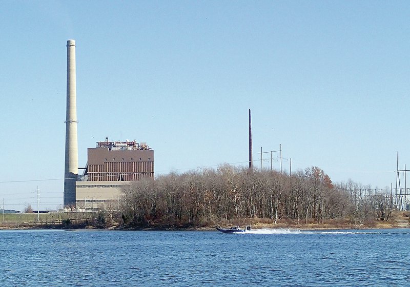 FILE PHOTO FLIP PUTTHOFF The Flint Creek Power Plant looms large Dec. 3 at Swepco Lake and keeps the water warm during winter.