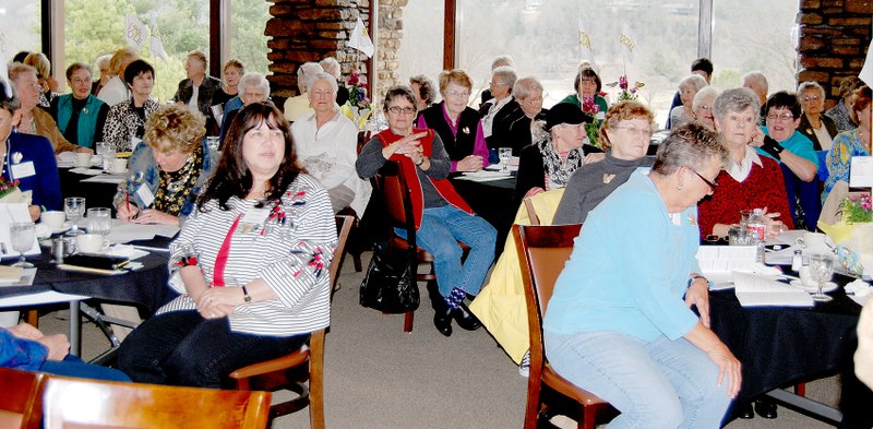 Courtesy of Jan Simms Members of the Bella Vista Women's 18-hole Golf Club gather March 27 at Cafe Amici in the Bella Vista Country Club for the group's season-opening brunch.