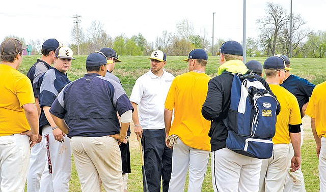  STAFF PHOTO ANDREW HUTCHINSON The Ecclesia College baseball team practices at the Tyson Sports Complex. The Royals at ranked No. 20 in the National Christian College Athletic Association poll, and have 33 players on the 2014 roster under second-year coach Derrion Hardie.