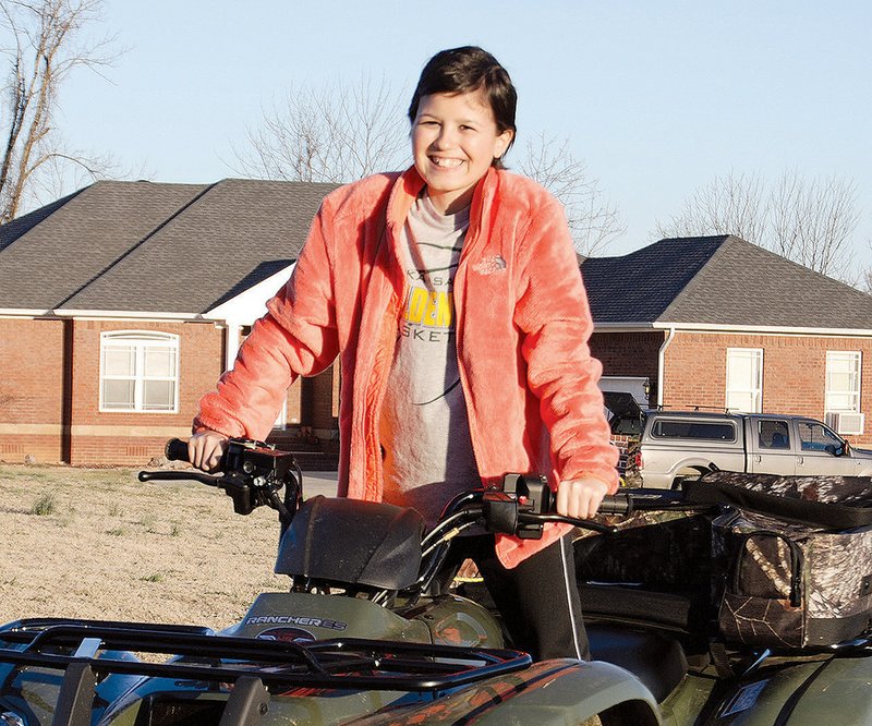 One of Korey Heath’s favorite activities is riding four-wheelers. Korey, 13, who lives in Russellville, will serve Friday as the honorary chair of the Relay for Life of Pope and Yell counties.