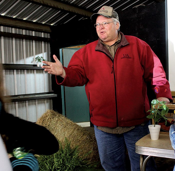 Part of homesteading, or becoming as self-sufficient as possible in producing food, is plant propagation and seed saving. John Gavin, cooperative extension agent for Bradley County, was at the South Arkansas Homesteading Conference in Rison and explained how to graft tomato plants. 