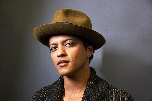 Singer Bruno Mars hits North Little Rock’s Verizon Arena on June 10th.