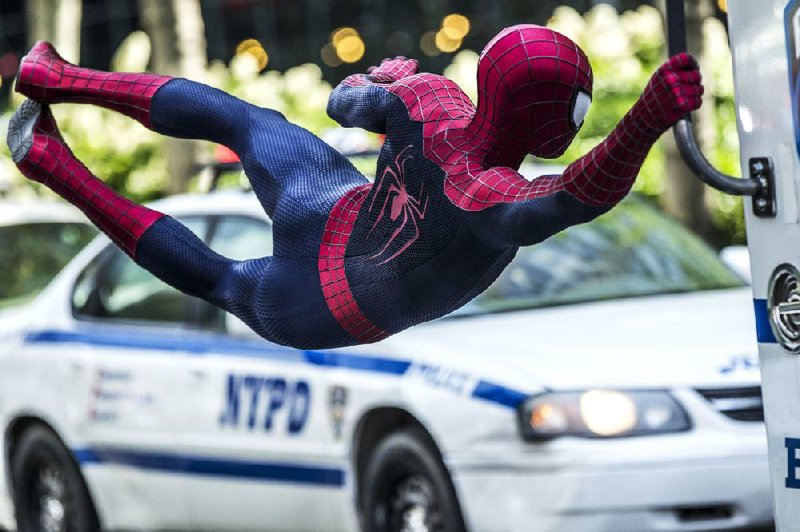 Spider-Man (Andrew Garfield) faces another volley of outlandish villains in The Amazing Spider-Man 2. 