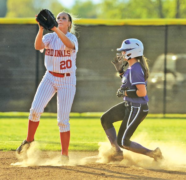 Softball Ozark's Clutch Hits Doom Lady Cardinals