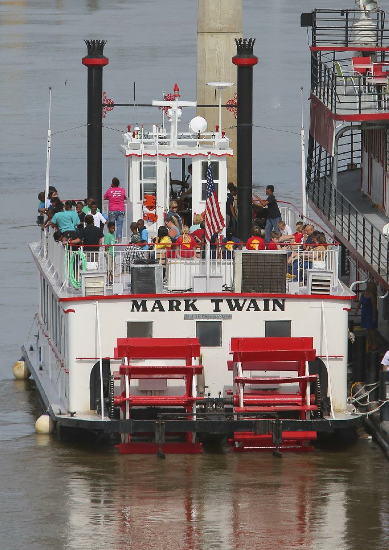 The Mark Twain Riverboat offers a Mother’s Day brunch on the river Sunday. 