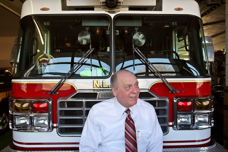 This February 2009 file photo shows Robert Mauldin soon after he took the position as chief of the North Little Rock Fire Department. Mauldin announced on Thursday his plans to retire July 1, 2014.