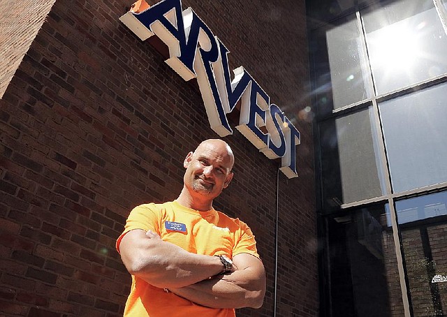 Arkansas Democrat-Gazette/JOHN SYKES JR - HIGH PROFILE VOLUNTEER - Haskell Anderson is a long-time volunteer for Great Strides Walk for Cystic Fibrosis. 