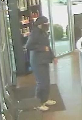 The suspect in a Springdale robbery.