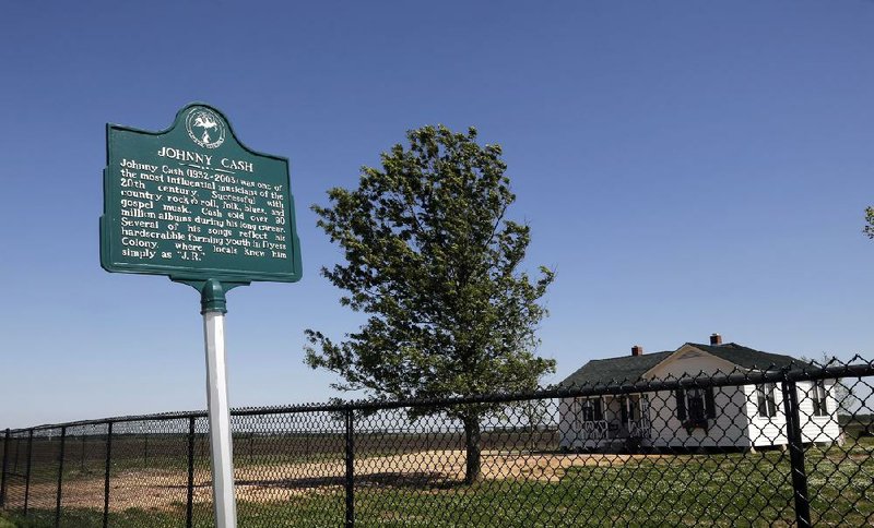 Arkansas Democrat-Gazette/JOHN SYKES JR. - Site of the Johnny Cash Boyhood Home, near the small town of Dyess, Arkansas.