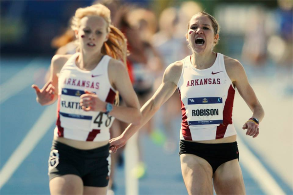 Diane Robison won the women's 5,000-meter race at the 2014 SEC Outdoor Track and Field Championships May 18, 2014, in Lexington, Ky.