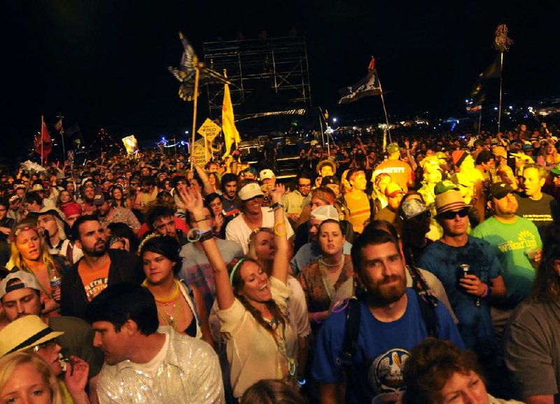 Mulberry Mountain has the annual Wakarusa Music Festival, June 5-8. 