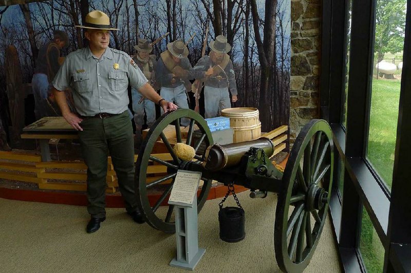 Kevin Eads, chief of resources management at Pea Ridge National Military Park, and other officials are working on a Vegetation Management Plan to restore the landscape of the park’s battlefi eld to its 1862 appearance. 