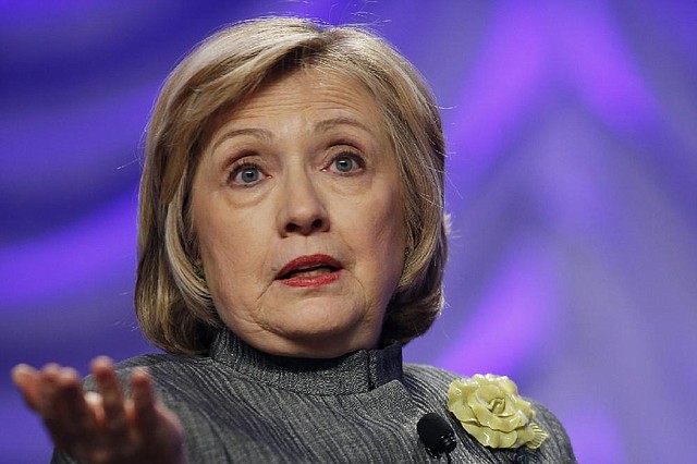 Former Secretary of State Hillary Rodham Clinton told People magazine that she’s trying not to dwell on any decisions about running for president and is focusing on the joy of pending grandparenthood. 